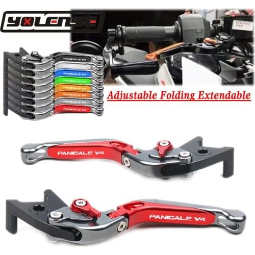 Motorcycle Folding Extendable Brake Clutch Levers For DUCATI 959 Panigale PANIGALE V4 2016-2019