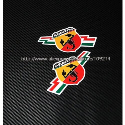 For Fiat Abarth Punto 500 Panda Bravo Sticker Decals Waterproof