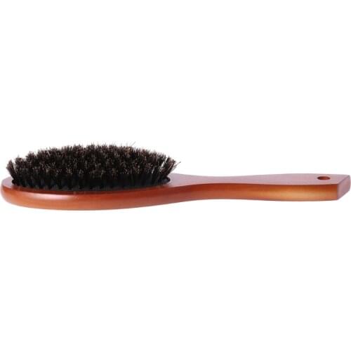 2021 New Antistatic Bristle Hair Brush Comb Wooden Handle Massage Head Hair Care Salon
