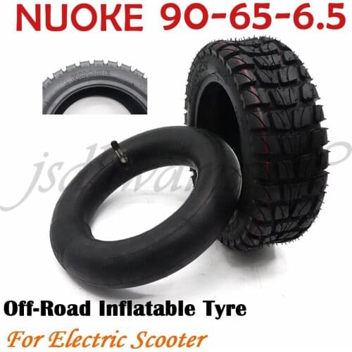 NUOKE Slick Tyre 90/65-6.5 Front Rear wheel Tubeless Vacuum Tire for 47cc 49cc Mini Pocket Bike Motorcycle Accessories
