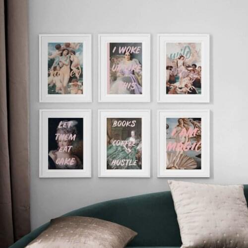 Great Women Inspirational Quotes Nordic Posters and Prints Abstract Wall Art Canvas Painting Home Decor Pictures For Living Room