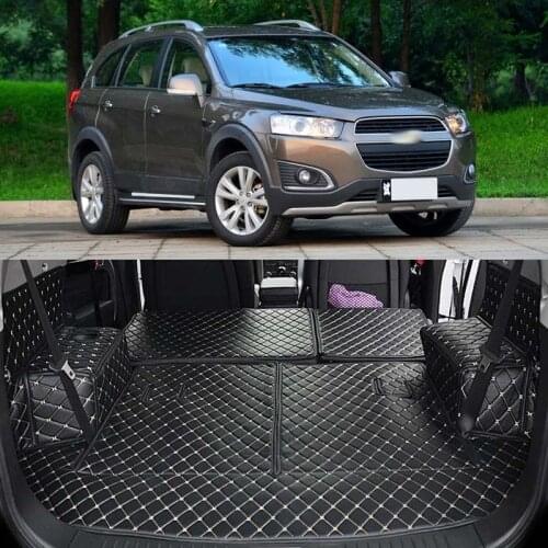 Full Covered Seat Pad Cargo Box Trunk Floor Mat Carpet Liner For Cheverlot Captiva 7 Seats