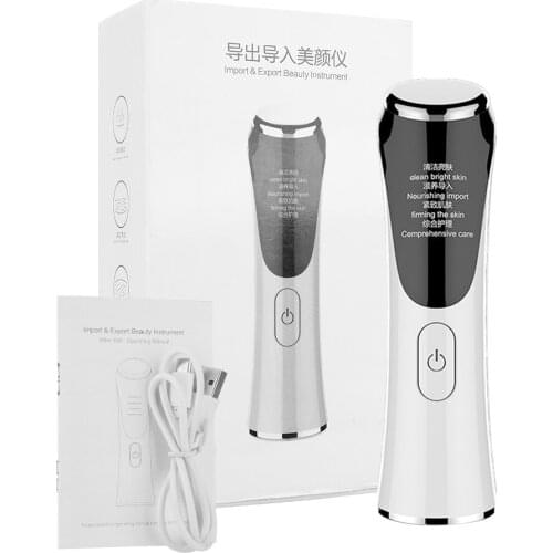 Facial massage instrument skin rejuvenation hot and cold EMS micro current multifunctional beauty instrument Face Lift Tighten