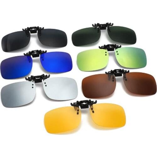 Middle Driver Goggles Night Women Men Clip on Sunglasses Designer Brand Polarized Sun Glasses Yellow Driving Glasses