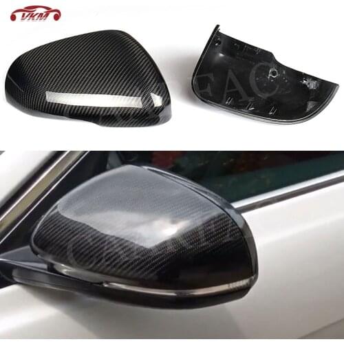 Replacement Style Carbon Fiber Rearview Mirror Covers for Jaguar XE 2015 - 2018 XF 2011 - 2018 XJ 2010 - 2018 XK 2009 - 2013