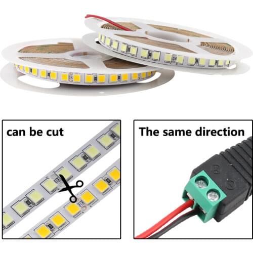 DC Led Stripe Light 12V 24V Waterproof Tape 5054 5M 120Led/m Flexible Led Lighting Strip 12 24 V 12V 24V Tape Diode Bedroom