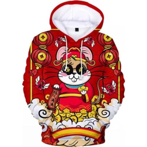 Cartoon Mouse Hoodies 3D Sweatshirt Men/women Fashion Winter Warm Chothes Print 2020 New Years Hoodies Hip Hop Sweatshirts