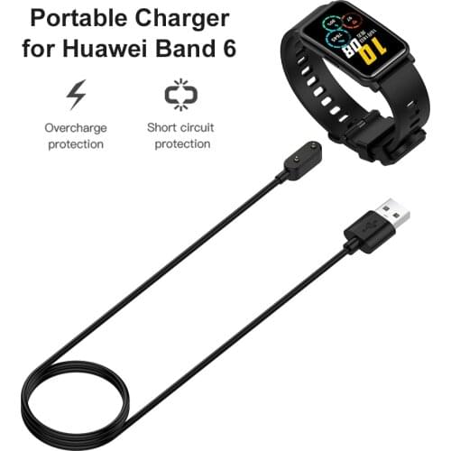 1m USB Charging Cable Cord Wire for Huawei Band 6/Huawei Watch Fit/Honor Band 6/Honor Watch ES Fast Charger Cable Dock Cradle