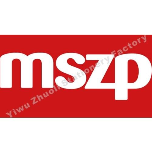 Hungary Socialist Party Flag 144X96cm (5x3FT) 120g 100D Polyester Double Stitched High Quality Banner Free Shipping