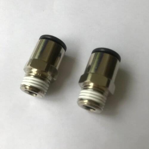 OD 4 6 8 10 12mm Internal M5 M6 1/8" 1/4" 3/8" 1/2" BSPT Thread Paeker Legris Type Male Straight connect push in fitting