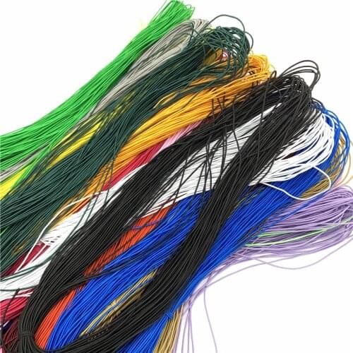 DIY Sewing Jewelry Accessories 20meter 0.8mmColorful High-Elastic Round Elastic Band Round Elastic Rope Rubber Band Elastic Line