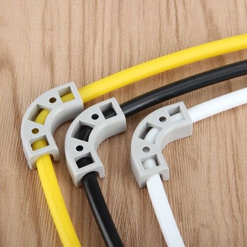 Water Purifier Parts Hose Flow Bend Clip 90 Degree 1/4" PE Tube Elbow Corner Device Reverse Osmosis System Hose Pipe Diversion