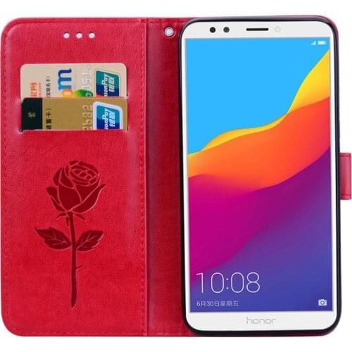 For Huawei Honor 7A 7C Case Luxury PU Leather Stand Back Cover Cases For Huawei Honor 7C Pro / 7A Pro Case Wallet Flip Cover