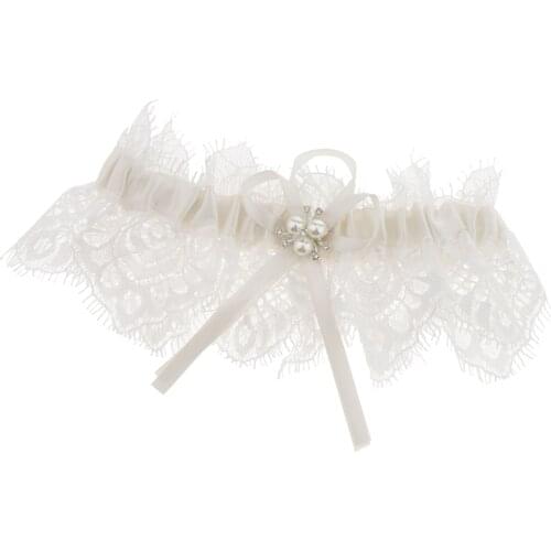 Women Bow Knot Lace Garter Garter for Hen Stag Party Fancy Dress