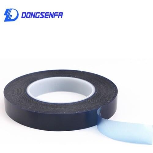 DONGSENFA 1PCS 100M PVC Plated Blue Tape High Temperature Acid Base Protective Film LCD Maintenance Tape