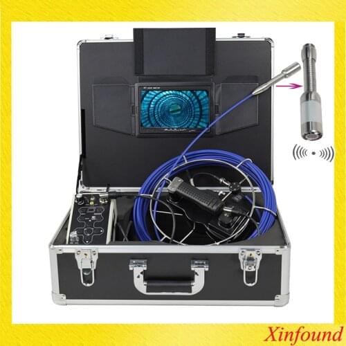 Hotsell 7inch 23mm 512Hz Pipe Sewer Inspection Video Camera Drain Pipe Sewer Inspection Camera System CCD600 tvl with 23mm cable