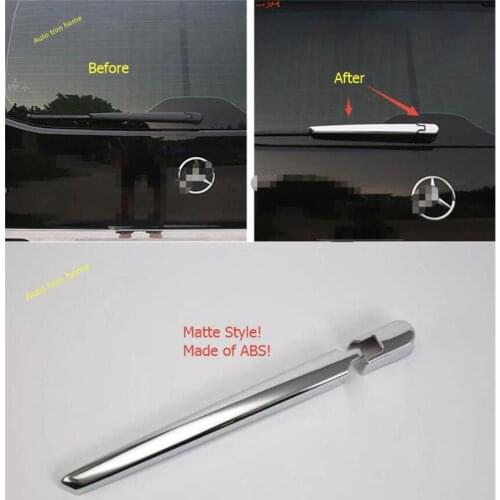 Lapetus Chrome Rear Window Wiper Cover Trim 2 Pcs Fit For Mercedes-Benz V Class V260 W447 2014 - 2017 ABS / Auto Accessories