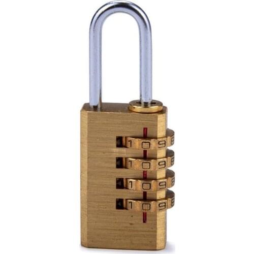 Mini 4-Digit Password Dialing Digital Password Lock Password Lock Combination Padlock Security Resettable Travel Bag door PAK55