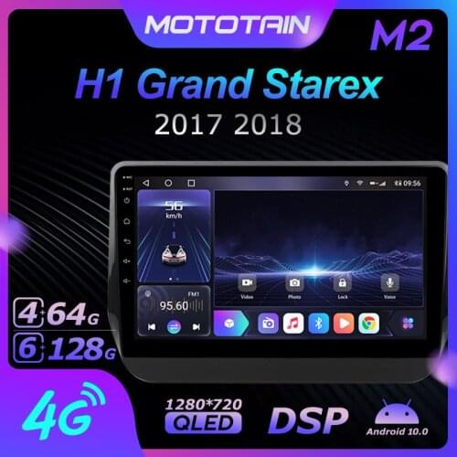 Mototain 6G+128G Android 10.0 Car Multimedia Radio Player for Hyundai H1 Grand Starex 2017 2018 Auto video Head Unit 4G LTE