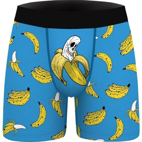 Mens Home Underwear Zebra Stripe Printed Boxer Briefs Sexy Soft Breathable Mid Waist Elastic Waistband Shorts Panties Underpants