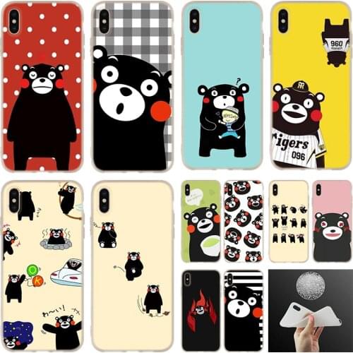 Soft Silicone Case For iPhone 12 11 Pro 7 8 6 6s Plus XR XS Max Cover Mini 5 5S SE 2020 Funda Etui Kumamon