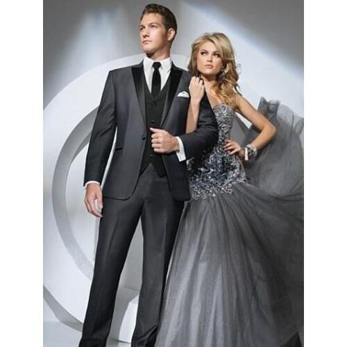 Cheap price - 2015 newly brand Custom made of high quality business men suits and mens wedding suits groom tuxedos