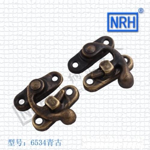 NRH6534-33 green patina horn hook Lock The box buckle Luggage buckle