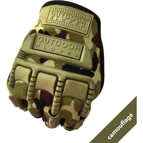 Tactical Climbing Gloves Fingerless Half Finger Sports Bike Military Soldier Hiking Training Hunting Racing Cycling rekawiczki