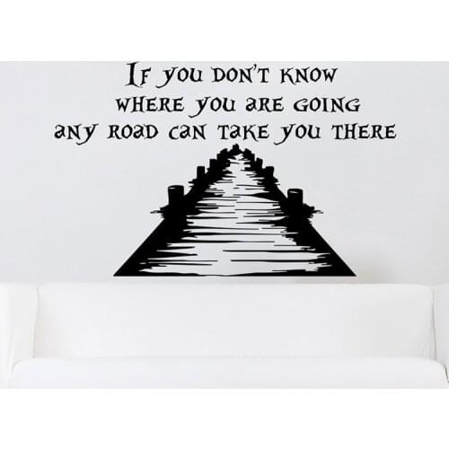 YOYOYU Removeable Wonderland Quote Decal Vinyl Wall Sticker Interior Home Decoration Bedroom Nursery Art Poster ZX497