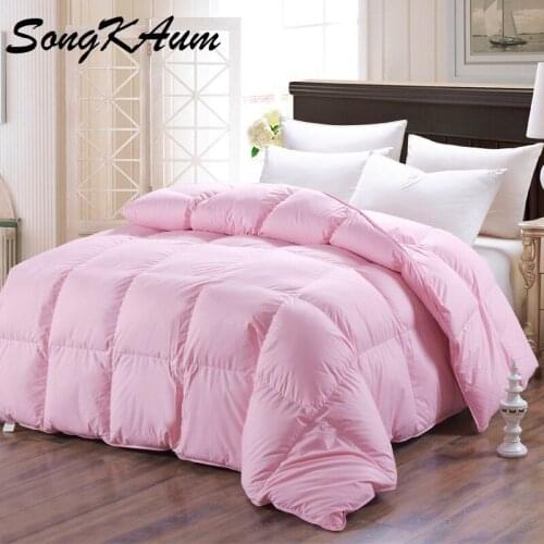 SongKAum 100%-Cotton Feather-proof Fabric Down Winter quilt/thickened Warm Quilt/feather Quilt/Goose Down Quilt
