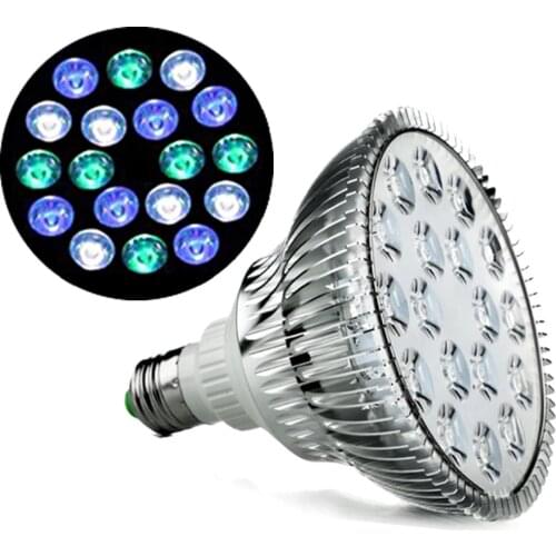 LED Aquarium Light E27 Par30 Par38 Reef Led 5W 7W 9W 12W 15W 18W AC85-265V Led Grow Plant Aquarium Lamp For Coral Reef Fish Tank