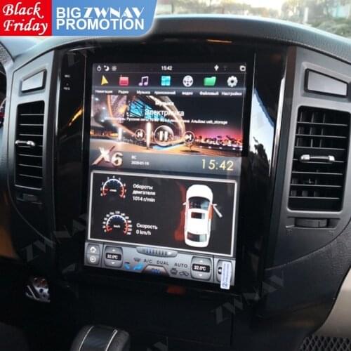 Tesla Screen Android Radio Receiver For MITSUBISHI PAJERO V97 V93 Shogun Montero 2006+ Auto Audio Stereo Video Player Head Unit