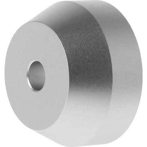 2021 New Vinyl Record Dome Adapter Universal 7" 45RPM Turntable Aluminum Silver Accessories