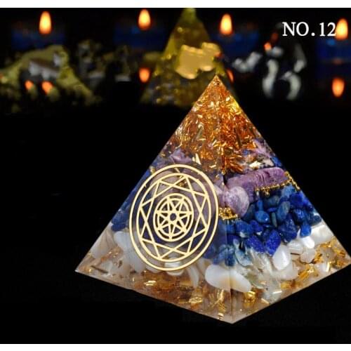 Pyramid Mold Healing Crystal Energy Orgone Pyramide EMF Protection Meditation Tool Decorative Ornaments