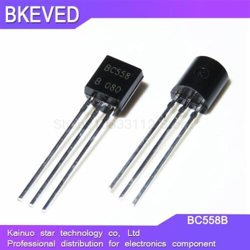 100PCS BC558B TO-92 BC558 TO92 558B new triode transistor