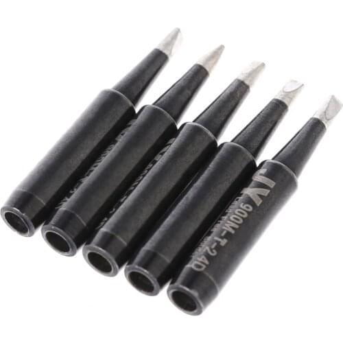 5 Pcs Lead Free Solder Soldering Tip 900M-T-2.4D For Hakko Saike 936 852d+ 909D ESD