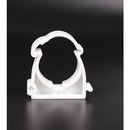50PCS PPR pipe clamp pipe fittings 20 25 32mm fixed buckle card U-shaped thickened plastic pipe clamp
