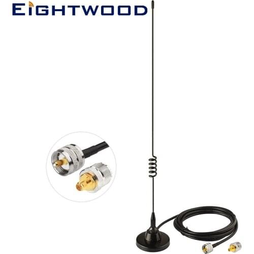 Vehicle Ham Radio Mobile Radio Antenna Dual Band VHF UHF PL259 Male for Car Truck Amateur Radio Two Way Radio Marine VHF Radio