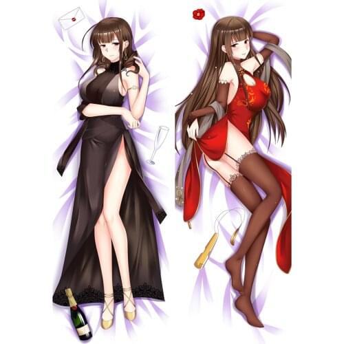 Anime Cartoon Girls Frontline Hugging Peach Skin 2 Way Pillow Case Pillow Cover Pilllowcase Gift 86123