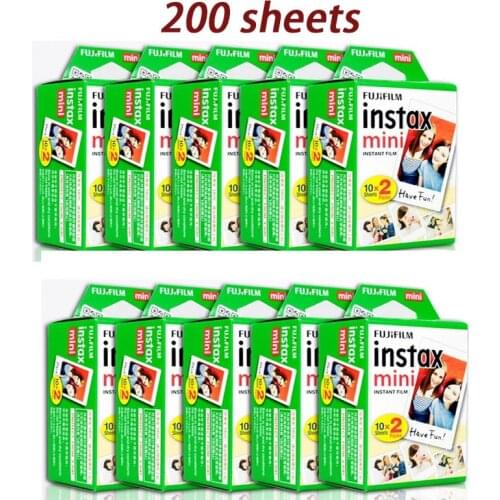 Fujifilm/ Instant Photo Paper Fuji instax mini11photographic paper cameramini 9/11/25/70/90/7c/8/7s film camera photo paper #R40