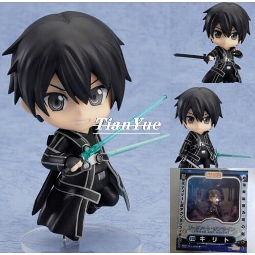 Animal Sword Art Online 295 Kirito Q ver. Figure PVC Model Toys Decoration Statue 10cm