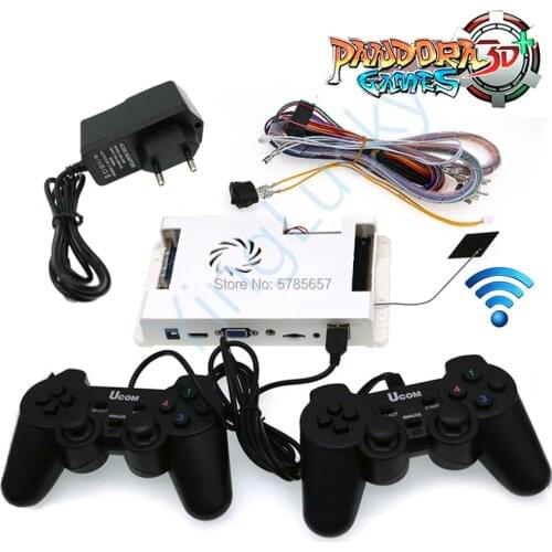 Pandora Box Arcade Kit 3288 4018 in 1 Pandora Box 3D WIFI arcade game PCB board with USB wireless/wired gamepad video game