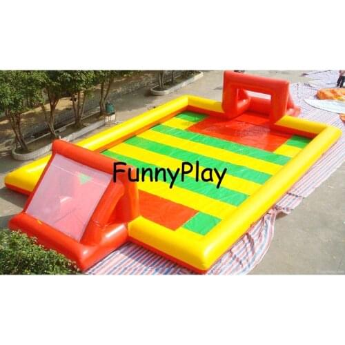Inflatable football pitch,cheap football field,Hot durable inflatable water soccer field,Inflatable Kids Court Football court