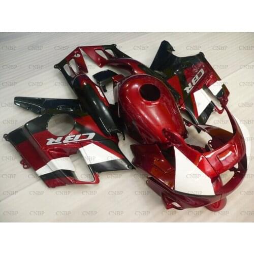CBR 600 F2 1991 - 1994 Abs Fairing CBR600 F2 1992 Fairings CBR600 F2 93 94 Pearl Red Black White Motorcycle Fairing