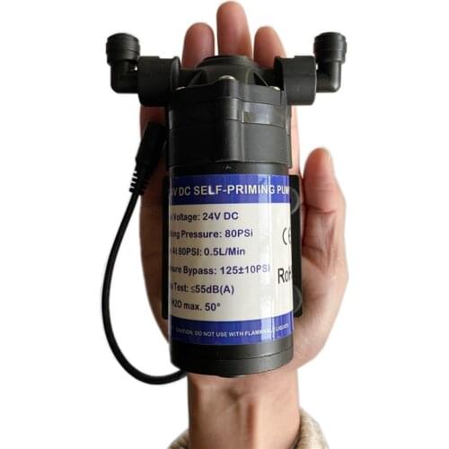 S409 Mini Size Super quiet 24V DC water pump 0.5L/min aquarium pump for patio misting system