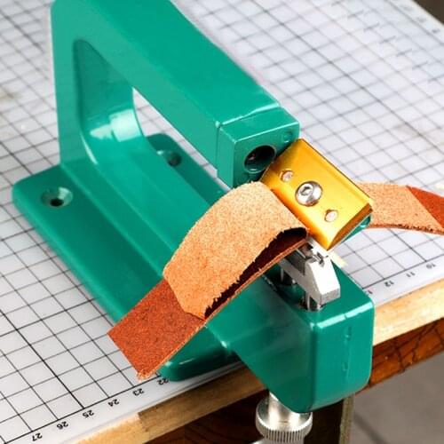 Aluminum Leather Splitter Tool Paring Device Leather Skiver Peeler Leather Tool Sewing Mechine Leathercraft Cutting Tool