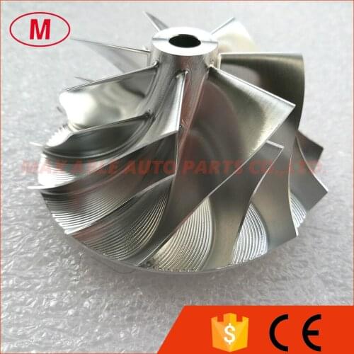 TD05H 20G 49179-43400 52.56/68.01mm 7+7 blades Reverse rotation Turbocharger Aluminum 2618/Milling/Turbo Billet compressor wheel