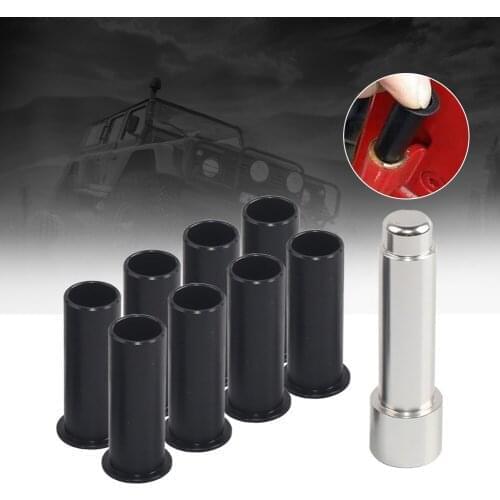 4/8pcs Car Modification Parts Door Hinge Bushing Liner Abs For 07-18 Jeep Wrangler Jku For Automotive Goods Car Accessories