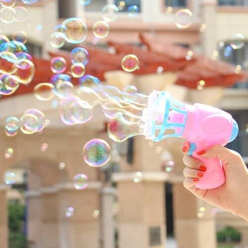 Bubble Blower Machine Soap Bubble Gun Wedding Bubbles Toy Full-Automatic Outdoor Safe Summer Water Toy Kids Funny Gift