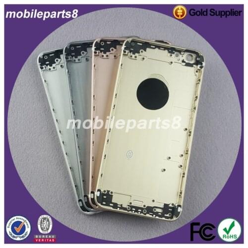 Free shipping mid-frame Back Cover Door Rear Panel Plate full Housing Replacement For iPhone 6S plus 5.5 inch